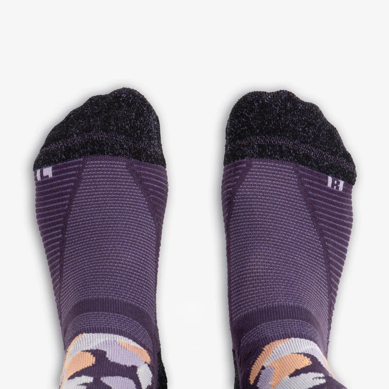 Quechua Chaussettes Randonnée - Hike 500 High Trendy Purple & Kamo X2 Paires 8 Quechua Chaussettes Randonnée - Hike 500 High Trendy Purple & Kamo X2 Paires - Image 8