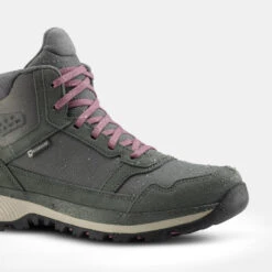 Quechua Chaussure De Randonnée - NH500 Mid Cuir WP - Femme -Quechua chaussure de randonnee nh500 mid cuir wp femme 2