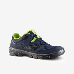 Quechua Chaussures De Randonnée Enfant Avec Lacets - NH100 Bleu - 35 AU 38