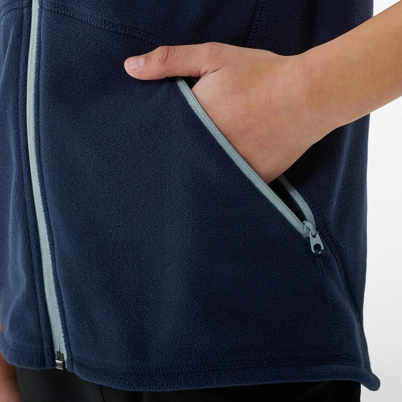 Quechua GILET POLAIRE - MH150 BLEU GRIS - ENFANT 7-15 ANS 4 Quechua GILET POLAIRE - MH150 BLEU GRIS - ENFANT 7-15 ANS - Image 4