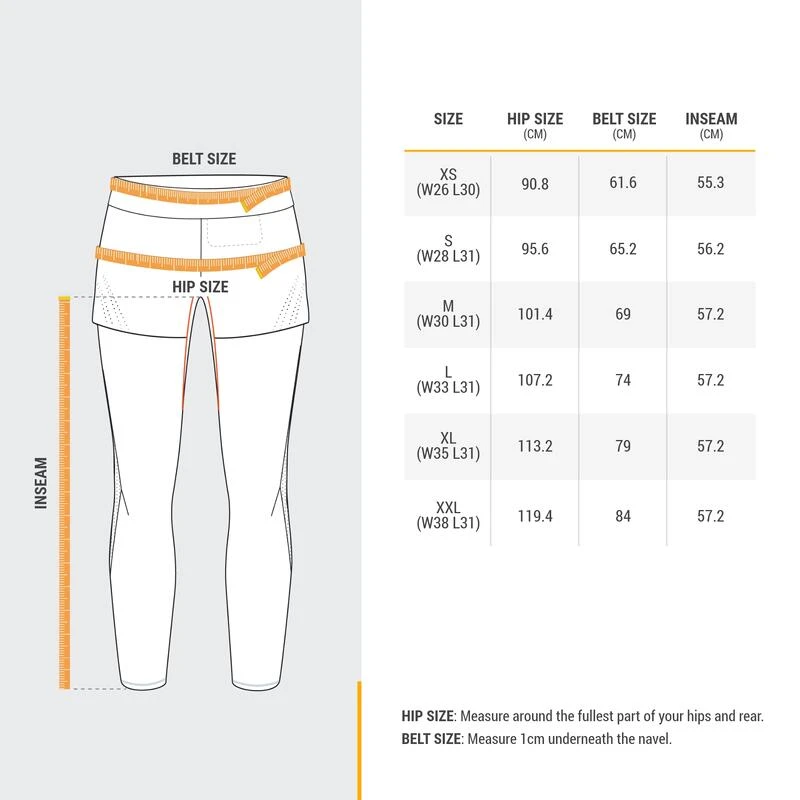 Quechua Legging Short Ultra Léger - Randonnée Rapide - FH900 Bleu - Femme 3 Quechua Legging Short Ultra Léger - Randonnée Rapide - FH900 Bleu - Femme - Image 3