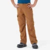 Quechua Pantalon De Randonnée Modulable Enfant MH550 Marron Foncé 7-15 Ans