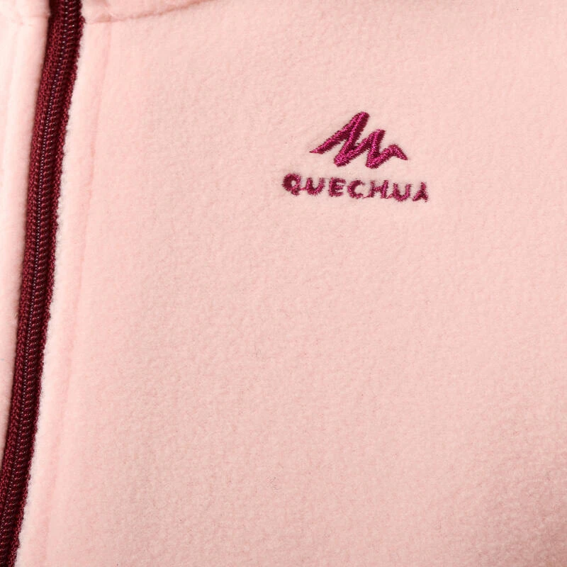 Quechua Polaire De Randonnée - MH100 Rose - Enfant 2-6 Ans 6 Quechua Polaire De Randonnée - MH100 Rose - Enfant 2-6 Ans - Image 6