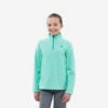 Quechua Polaire De Randonnée - MH100 Turquoise - Enfant 7-15 Ans