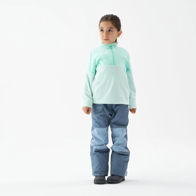 Quechua Polaire De Randonnée MH120 Turquoise - Enfant 2-6 Ans 4 Quechua Polaire De Randonnée MH120 Turquoise - Enfant 2-6 Ans - Image 4