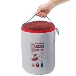 Quechua SAC DE COUCHAGE EN COTON POUR LE CAMPING - ARPENAZ 0° COTON -Quechua sac de couchage en coton pour le camping arpenaz 0 coton 9