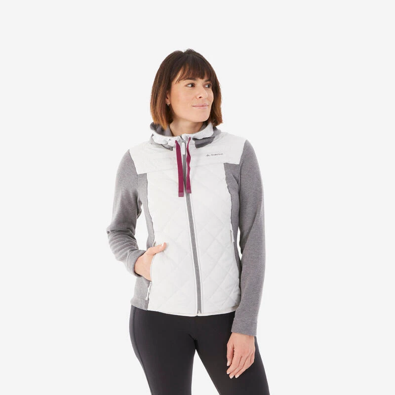 Quechua Sweat à Capuche De Randonnée - NH100 Hybrid - Femme 1 Quechua Sweat à Capuche De Randonnée - NH100 Hybrid - Femme