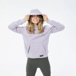 Quechua Sweat Polaire De Randonnée - MH100 Hoodie - Femme -Quechua sweat polaire de randonnee mh100 hoodie femme 3