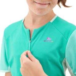 Quechua T Shirt De Randonnée Enfant - MH550 Turquoise - 7-15 Ans -Quechua t shirt de randonnee enfant mh550 turquoise 7 15 ans 3
