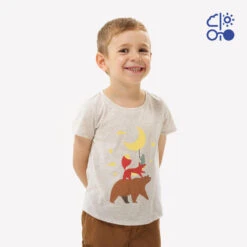 Quechua T-Shirt Enfant MH100 Beige- 2-6 ANS -Quechua t shirt enfant mh100 beige 2 6 ans 3