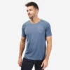 Quechua T-shirt Manches Courtes De Randonnée Rapide Homme FH900 Ice