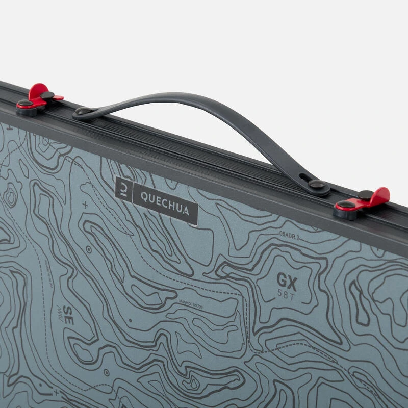 Quechua TABLE BASSE PLIANTE DE CAMPING - MH100 - GRISE 7 Quechua TABLE BASSE PLIANTE DE CAMPING - MH100 - GRISE - Image 7
