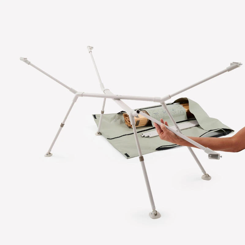 Quechua TABLE DE CAMPING COMPACTE 4/6 PERSONNES - PLATEAU BOIS - POCHE DE RANGEMENT 6 Quechua TABLE DE CAMPING COMPACTE 4/6 PERSONNES - PLATEAU BOIS - POCHE DE RANGEMENT - Image 6