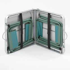 Quechua TABLE DE CAMPING PLIANTE - 4 TABOURETS - 4 À 6 PERSONNES -Quechua table de camping pliante 4 tabourets 4 a 6 personnes 3