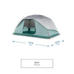 Quechua Tente à Arceaux De Camping - Arpenaz 6 ULTRAFRESH - 6 Personnes - -Quechua tente a arceaux de camping arpenaz 6 ultrafresh 6 personnes 2