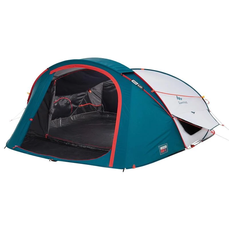 Quechua Tente De Camping - 2 SECONDS XL - 3 Places - Fresh & Black 4 Quechua Tente De Camping - 2 SECONDS XL - 3 Places - Fresh & Black - Image 4