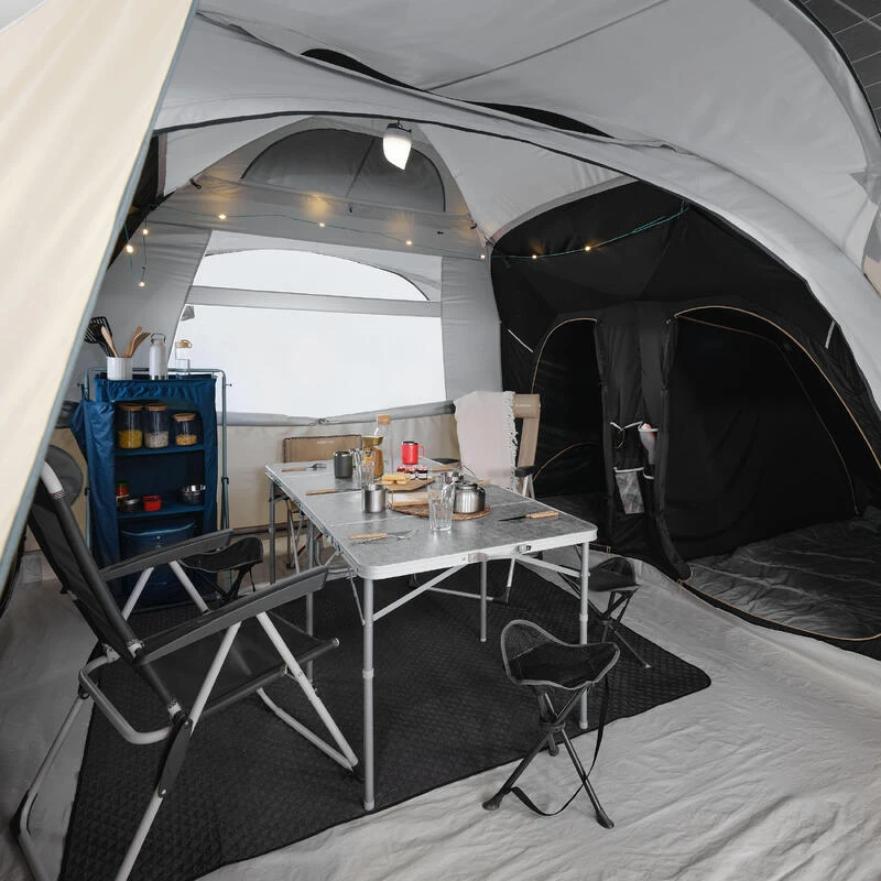 Quechua Tente Gonflable De Camping - Air Seconds 8.4 F&B - 8 Places - 4 Chambres 4 Quechua Tente Gonflable De Camping - Air Seconds 8.4 F&B - 8 Places - 4 Chambres - Image 4