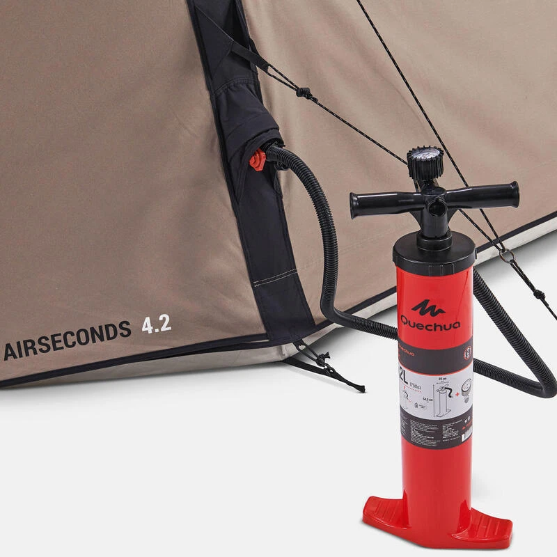 Quechua Tente Gonflable De Camping - AirSeconds 4.2 Polycoton - 4 Personnes - 2 Chambres 6 Quechua Tente Gonflable De Camping - AirSeconds 4.2 Polycoton - 4 Personnes - 2 Chambres - Image 6