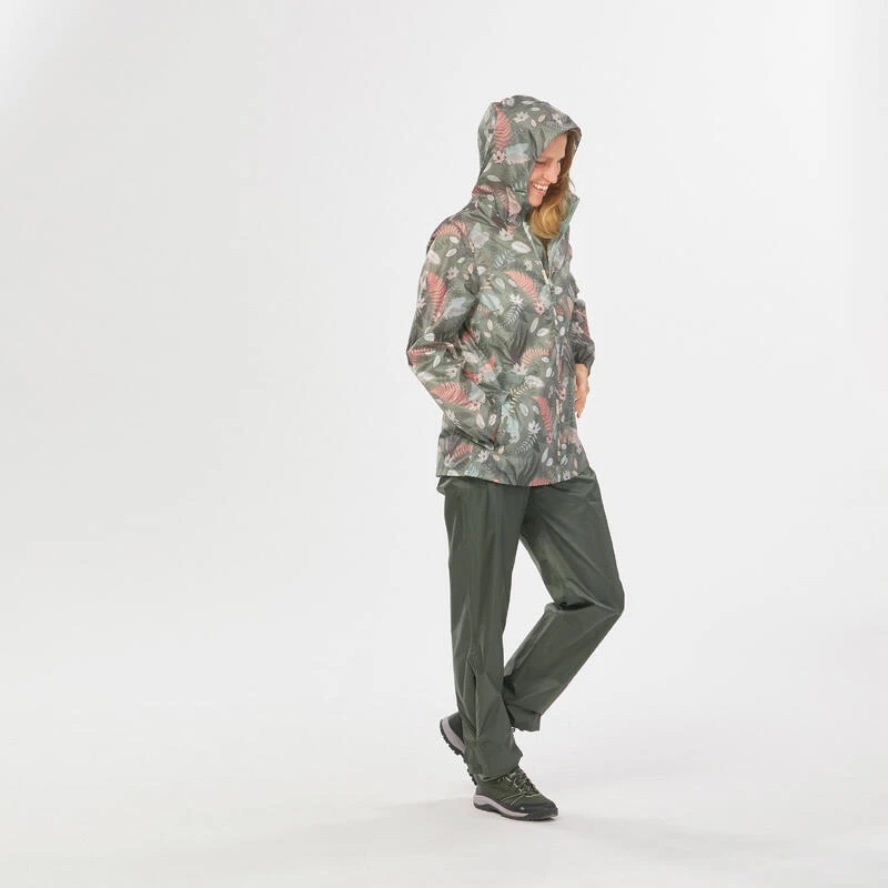 Quechua Veste Coupe Vent Et Déperlante De Randonnée - Raincut Full Zip - Femme 2 Quechua Veste Coupe Vent Et Déperlante De Randonnée - Raincut Full Zip - Femme - Image 2