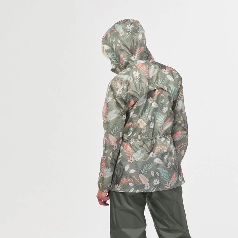 Quechua Veste Coupe Vent Et Déperlante De Randonnée - Raincut Full Zip - Femme 4 Quechua Veste Coupe Vent Et Déperlante De Randonnée - Raincut Full Zip - Femme - Image 4