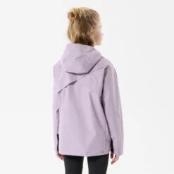 Quechua Veste Imperméable De Randonnée - MH500 Violette - Enfant 7-15 Ans -Quechua veste impermeable de randonnee mh500 violette enfant 7 15 ans 3