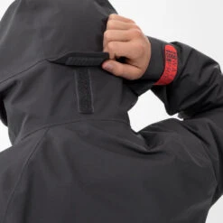 Quechua Veste Imperméable De Randonnée - MH550 Noire - Enfant -Quechua veste impermeable de randonnee mh550 noire enfant 4