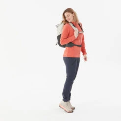 Quechua Veste Polaire De Randonnée - MH120 -orange Femme -Quechua veste polaire de randonnee mh120 orange femme 5