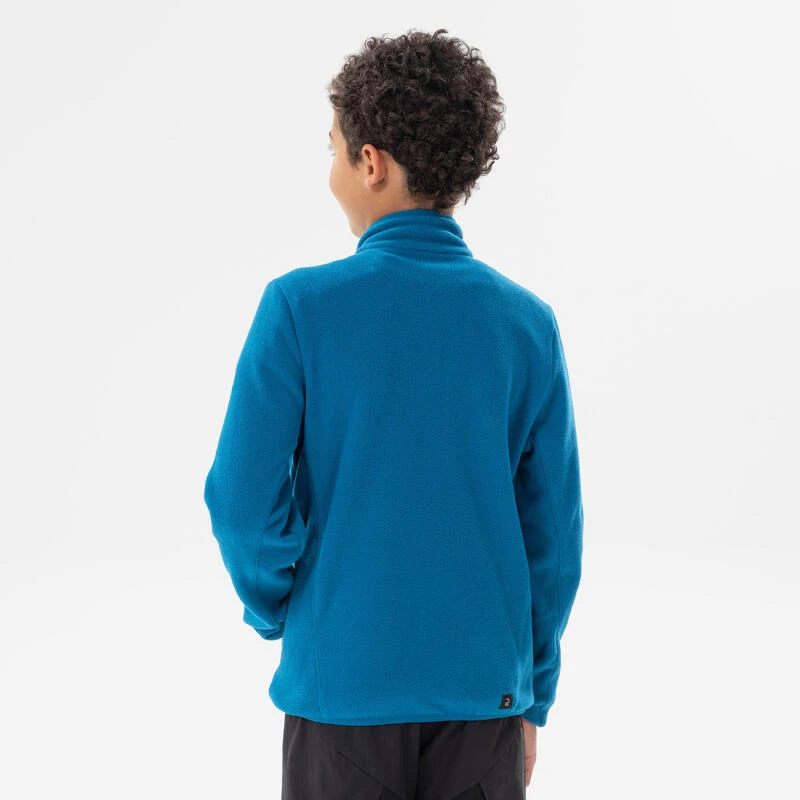 Quechua Veste Polaire De Randonnée - MH150 Bleue - Enfant 7-15 Ans 4 Quechua Veste Polaire De Randonnée - MH150 Bleue - Enfant 7-15 Ans - Image 4