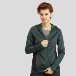 Quechua Veste Polaire Fine De Randonnée - MH520 Light - Femme