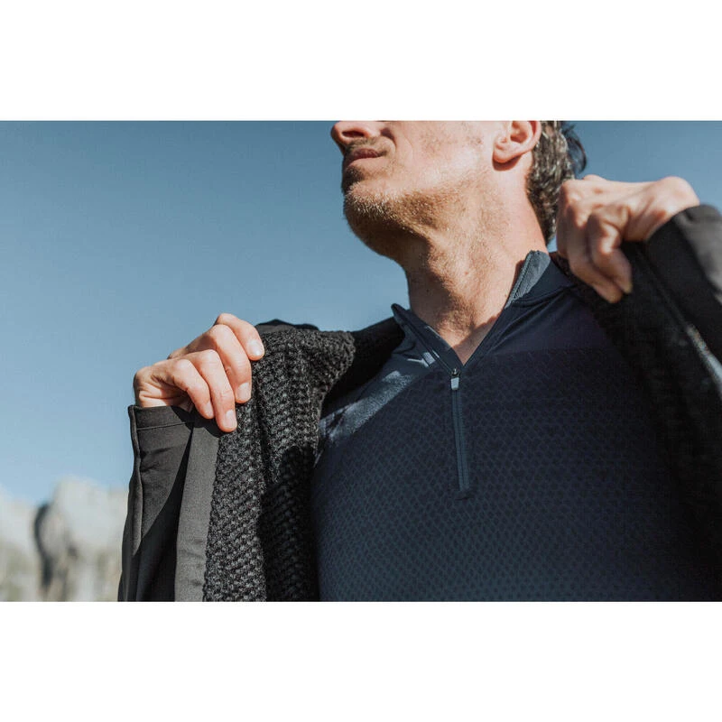 Quechua Veste Polaire Hybride De Randonnée- MH920 Hood - Homme 3 Quechua Veste Polaire Hybride De Randonnée- MH920 Hood - Homme - Image 3